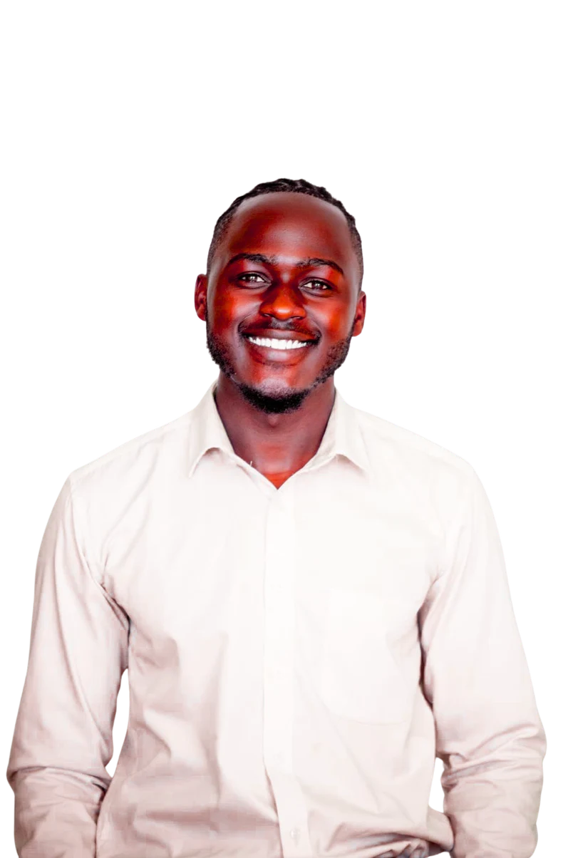 Emmanuel Misiati, smiling, ready to work